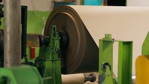 Manufactoring Equipment Produce Paper Machine Shafts At Paper Mill