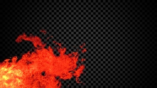 Dynamic Fire Elements Pack with Alpha Channel