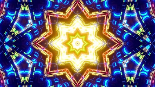 Abstract looping animated background. Motion Graphics Pattern. VJ style