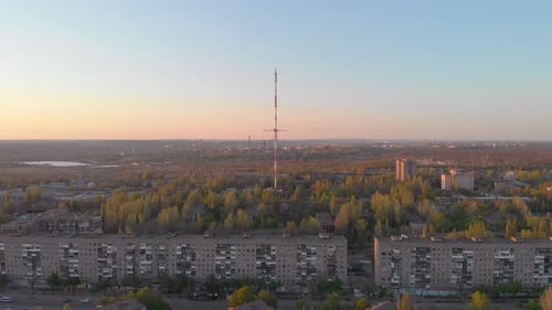 TV Tower City Landscape