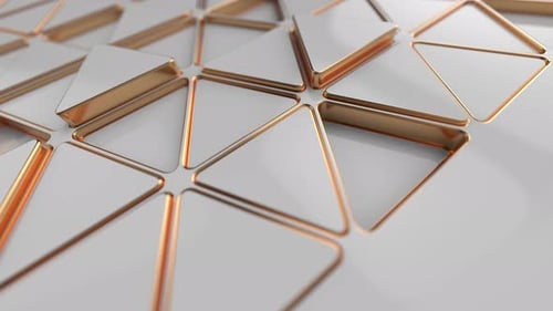 Triángulos abstractos en 3D