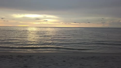 Move at sea during sunset hour at Batu Ferringhi