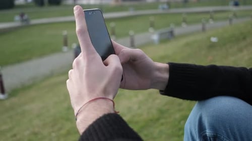 SMS auf Gras