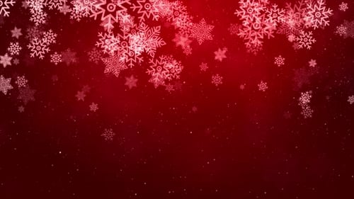 Nieve festiva con luces brillantes rojas con textura.