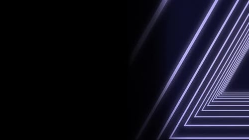 Geometric shapes on black background