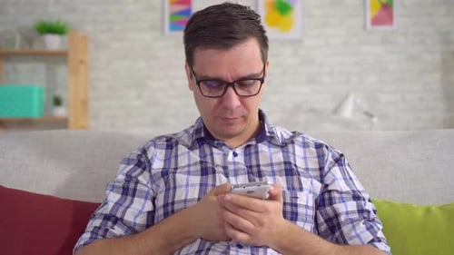 Man Is Experiencing Scalp Problems Itching and Dandruff Close Up