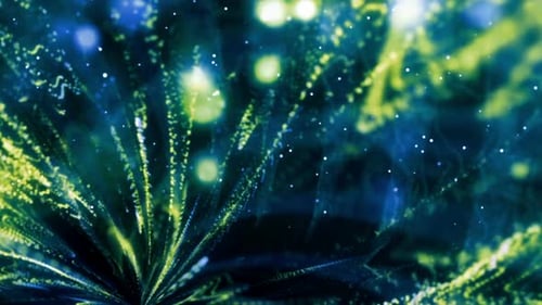 Abstract Particle Light Burst Motion Background