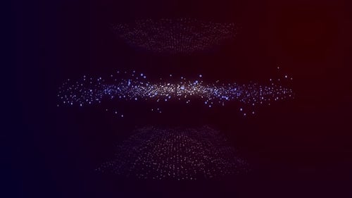 Abstract Light Colorful Glow Particle Background