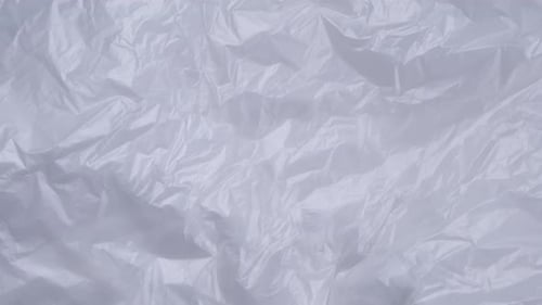 Gentle Animation of White Crumpled Abstract Texture