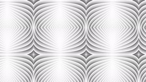 Abstract Black and White Hypnotic Geometric Pattern Loop