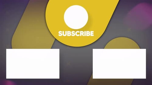 YouTube End Screen Template V4