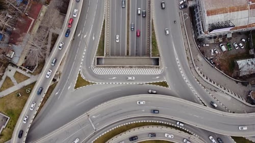 Highway Traffic Aerial
