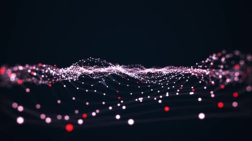 Technology Network Background.