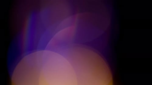 Multicolored Light Leaks Footage on Black Background Stylizing Video Transitions Bokeh Effect