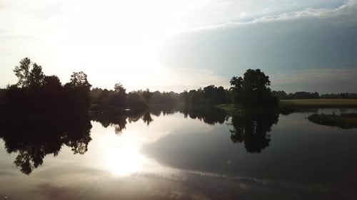 Beautiful Landscape Of Lake Luchinovka 01