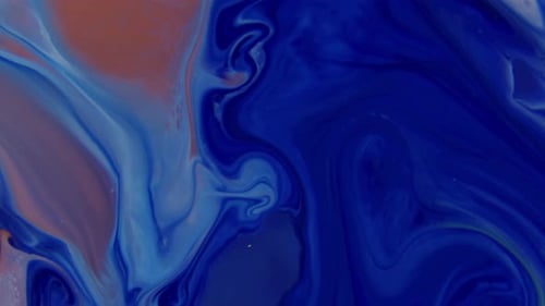 Colorful Chaos Ink Spread In Liquid Paint Turbulence Movement 1