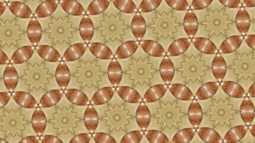 Abstract Geometric Kaleidoscope Pattern Background Loop
