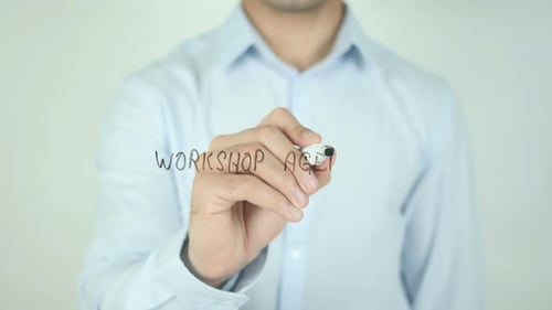 Workshop Agenda, Writing On Transparent Screen