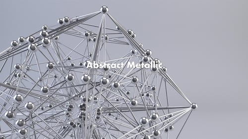 Abstract Geometric Network with Metallic Spheres Loop