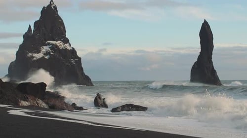 Troll Toes on Reynisfjara Black Sand Beach