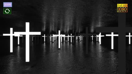 Motion Halloween-Kreuz A2 HD