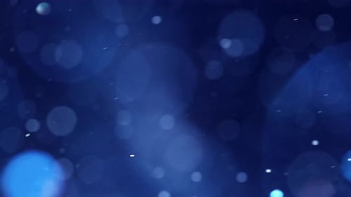 Blue Background with Bokeh and Particles