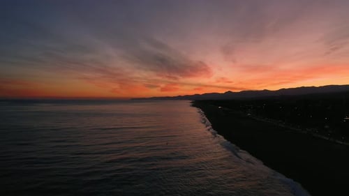 Insane sunset on the ocean