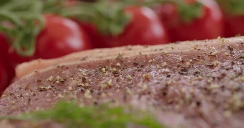 Vorbereitetes Steak