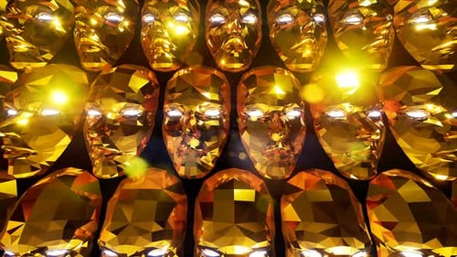Gold Mask Background