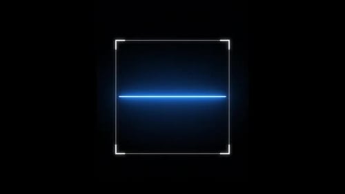 Blaue Animation zum Scannen von QR-Code