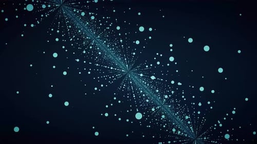 Digital Particle Network Animated Background