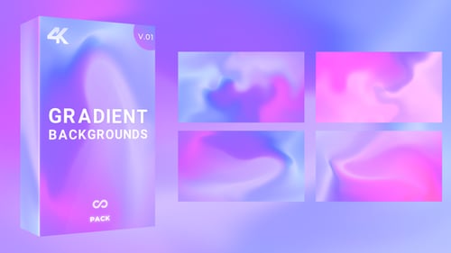 Abstract Fluid Gradient Motion Background Loop