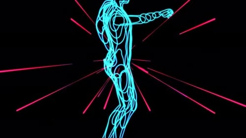 4K motion design of dancers