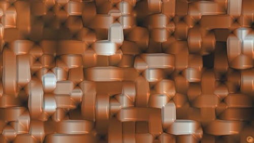 The Orange Texture of the Glossy Material Moves
