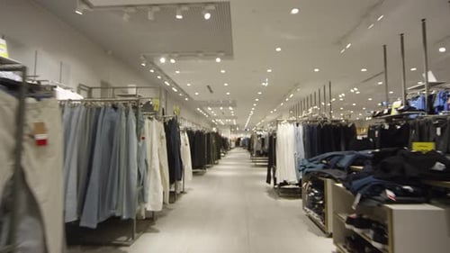 Empty Clothing Store