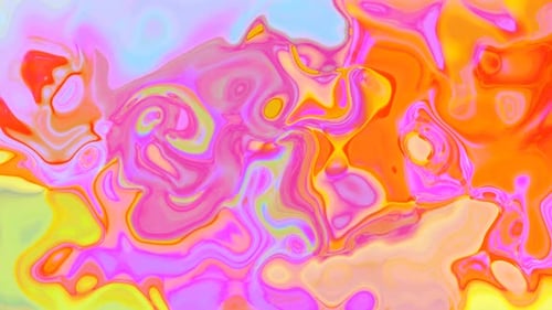 Vibrant Fluid Psychedelic Abstract Background