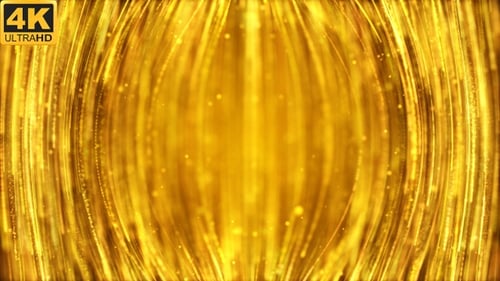 Luxurious Golden Particle Streams Logo Reveal Background