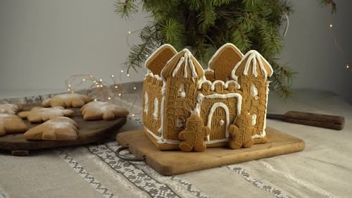 Gingerbread House Christmas Homemade Baking