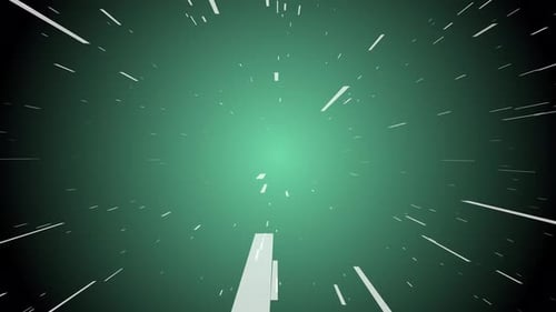 Futuristic Hyperspace Tunnel Light Speed Animation Loop