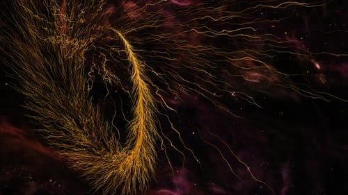 Magic Particles Copy Space