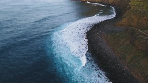 Incredible Mountain Scenery on the Ocean in the North of the Spanish Volcanic Island of Tenerife