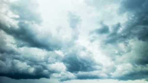Dramatic Clouds Time-Lapse Movement in the Sky
