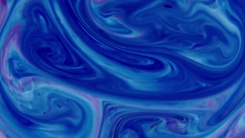Abstract Fluid Background with Vibrant Blue and White