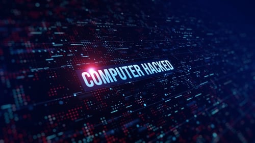 Computergehackter digitaler Hintergrund