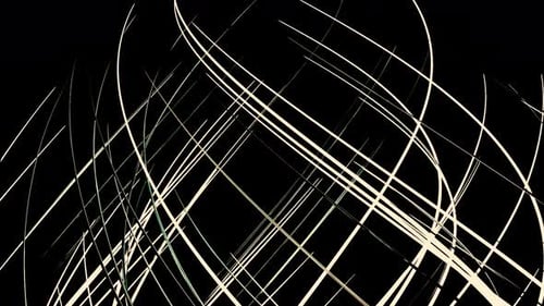 Abstract Creative Line Waves Wavy Dynamic Pattern