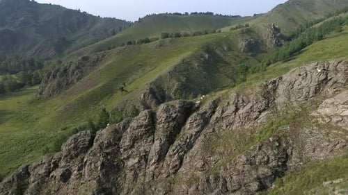 Mountain with Goats