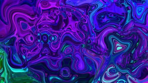 Vibrant Liquid Abstract Swirls Dynamic Motion Background
