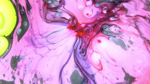 Color Explosion Abstract Vivid Art Painting Texture