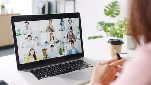Video Conference Call with Many Participants