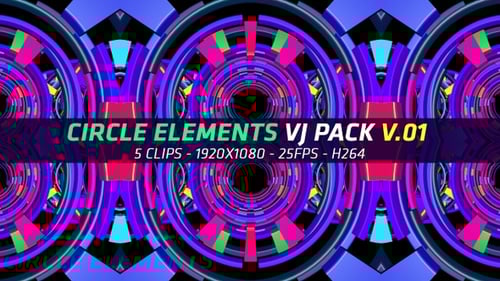Circle Elements Vj Pack V.01